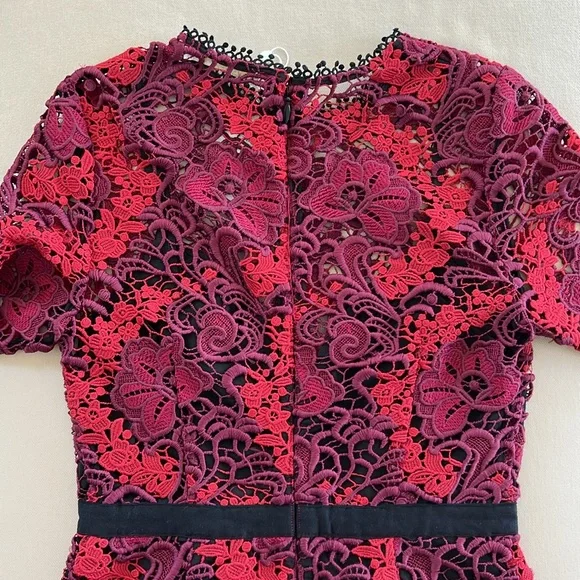 La Maison Talulah Jacquard Damask Brocade Dress